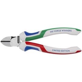 KNIPEX 70 02 160 S8 Pinzas de corte diagonal WE FORGE WINNERS con mangos ergonómicos pavonada 160 mm (6.25'') - Edición limitada 2026