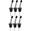 Liquor Pourers with Removable Dust & Bug Covers - 6