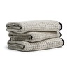 möve Eden towel check structure velours 50 x 100 cm