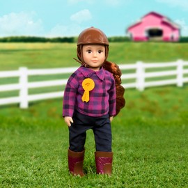 Lori – Horseback Riding Mini Doll – 6-inch Equestrian Doll – Horse Riding Outfit & Accessories – Clothes, Helmet, Boots & Ribbon – 3 Years + – Samanda