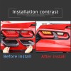 MODY Smoked Black Tail Rear Light Lamp Cover Trim Accessorie