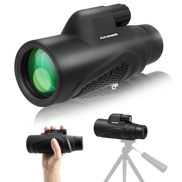 Astromania 10X42 HD K9 Prism Monocular Telescope, Waterproof, Compact Handheld