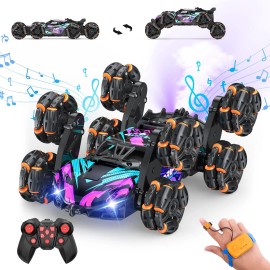 Minetom 8WD Gesture Sensing RC Climbing Car Toy for Kids Ages 6-12
