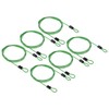 PATIKIL Security Cable 2.5mm x 1m/3.3ft, 6 Pack Coated Luggage