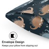 Cute Dinosaur Decoration Satin Pillowcases for Hair and Skin Soft