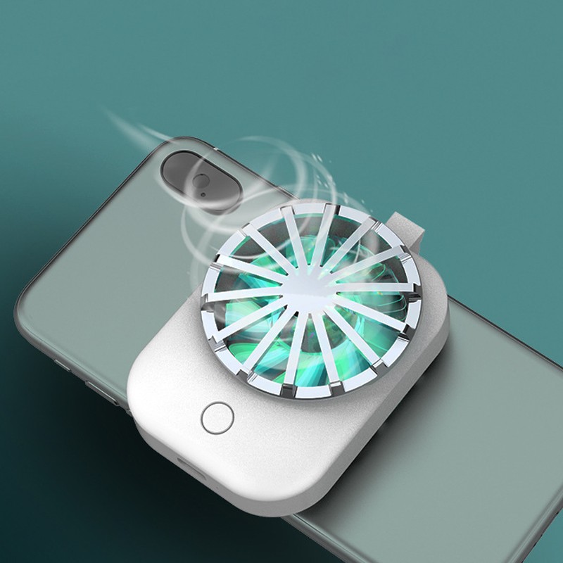 Mobile Phone Cooling Fan Game Cooler USB Wireless Back Clip