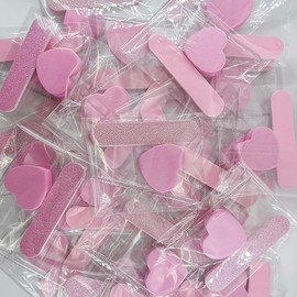 30 Sets Nail Kits 3-Piece, Nail Files 240 Grit, Nail Buffer Block 100/180 Grit, Crystal Stick, Individually Packaged Nail Tool Kit Suitable for Fingernails, Toenails & Press on Nail