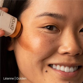 ATTITUDE Oceanly Plastic-Free Lightweight Bronzer Stick, Titanium Dioxide-Free, EWG Verified, Vegan & Cruelty-free Makeup, Golden, 0.3 Ounces