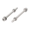 Sourcingmap M3 x 40mm 304 Stainless Steel Phillips Pan Head