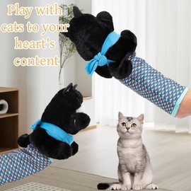 BNJCXQPK Cat Wrestling Toys Puppet, Wrestling Toys, Cats Wrestling Glove, with Tough Padding for Safe and Fun Interactive Play Cat Toy Gift