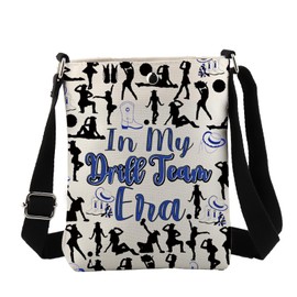 JYTAPP Drill Dance Gifts in My Era Crossbody Bag Cheerleading Merchandise Team Dancer Gift (Beige)
