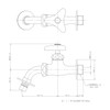 Kakudai Washer Faucet 701-900-13