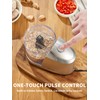 1.5-Cup One-Touch Electric Food Chopper, 100W Mini Food Processor Meat
