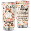 CUBICER Cats 20 Oz Tumbler With Lid For Pet Lovers