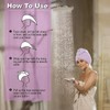 Quick Dry Hair Towel Drying Turban Bath Towel Head Wrap