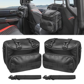 MSIZOY Multifunctional Organizer Storage Bag Compatible With For Ford Bronco Jeep Wrangler YJ TJ LJ JK JL Gladiator JT UTV ATV Motorcycle Pole Bags Storage Pouch Organizer Tools Bag
