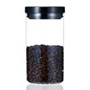 HARIO MCNR-300-B Coffee Canister, L, Black