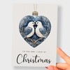 Postcard Prints - Christmas Card For Loved One Turtle Dove