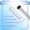 Gufastoe Pack of 50 5 ml Syringe with Protective Caps