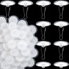 PAGOW 100 Pcs Self-Adhesive Ceiling Hooks, Sticky Ceiling Discs with