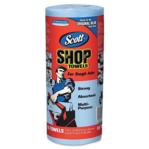 Scott Original Shop Cleaning Towel, Blue