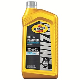 Pennzoil Ultra Platinum Full Synthetic 5W-20 Motor Oil (1-Quart, Single Pack)