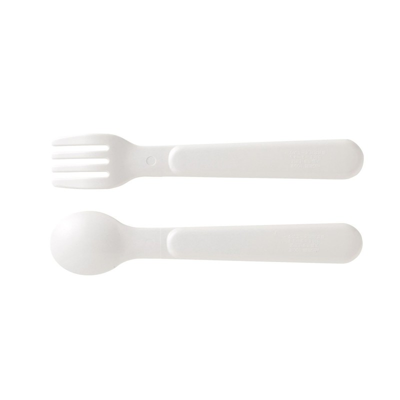 MIKIHOUSE DOUBLE_B Spoon & Fork 66-7016-262 - White