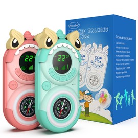 Ansnibe Walkie Talkies for Kids:2 Pack Rechargeable Kids Walkie Talkies,Easter Basket Stuffers Toys Gift for 3-12 Year Old Boys Girls, 22 Channels 2 Way Radio for Birthday Gifts, Outside, Camping