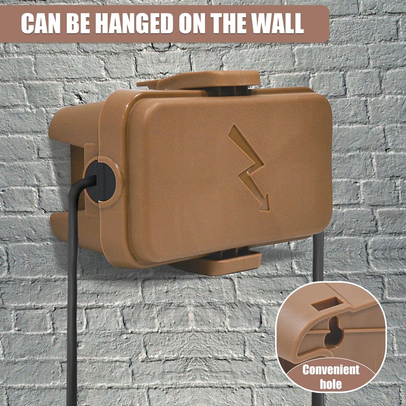Hrensaw Small Weatherproof Electrical Connection Box(6 x 3.5 x 2.2inch),Outdoor