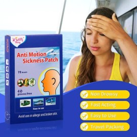 40 Parches De Mareo Por Movimiento, Para Niños Y Adult