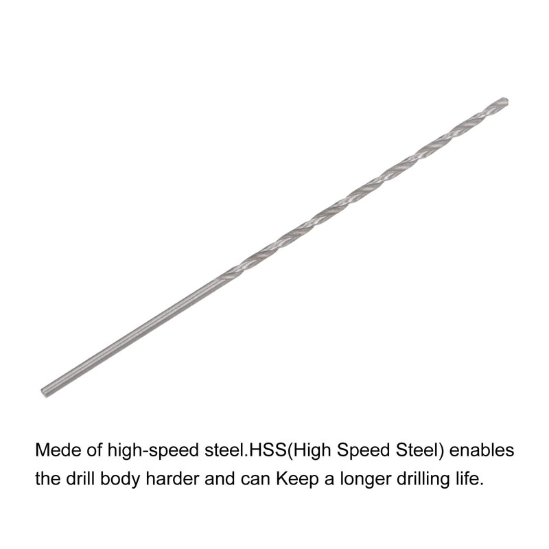 sourcing map 5 Pcs 1.3mm Mini Micro Twist Drill Bits,