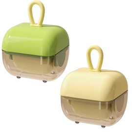 XdealCozyxc 2 Pcs Portable Mini Lint Roller, Reusable Washable Travel Lint Rollers for Clothes Pet Hair