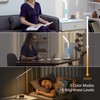 poukaran Desk Lamp, LED Desk Lamp with Wireless Charger, USB
