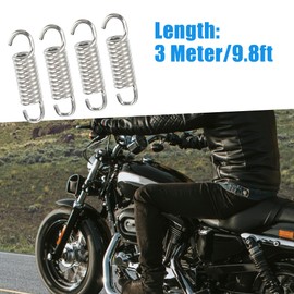 A ABSOPRO Motorcycle Muffler Exhaust Pipe Spring 43mm 1.69" (Set of 4)
