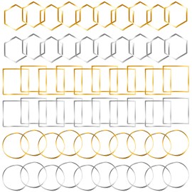 TopBine Earrings Beading Hoop for Jewelry Making, Earrings Findings Hoops Earring Charms Open Bezel Pendant Frame for DIY Craft,Earring Necklace,Crafts Supplies