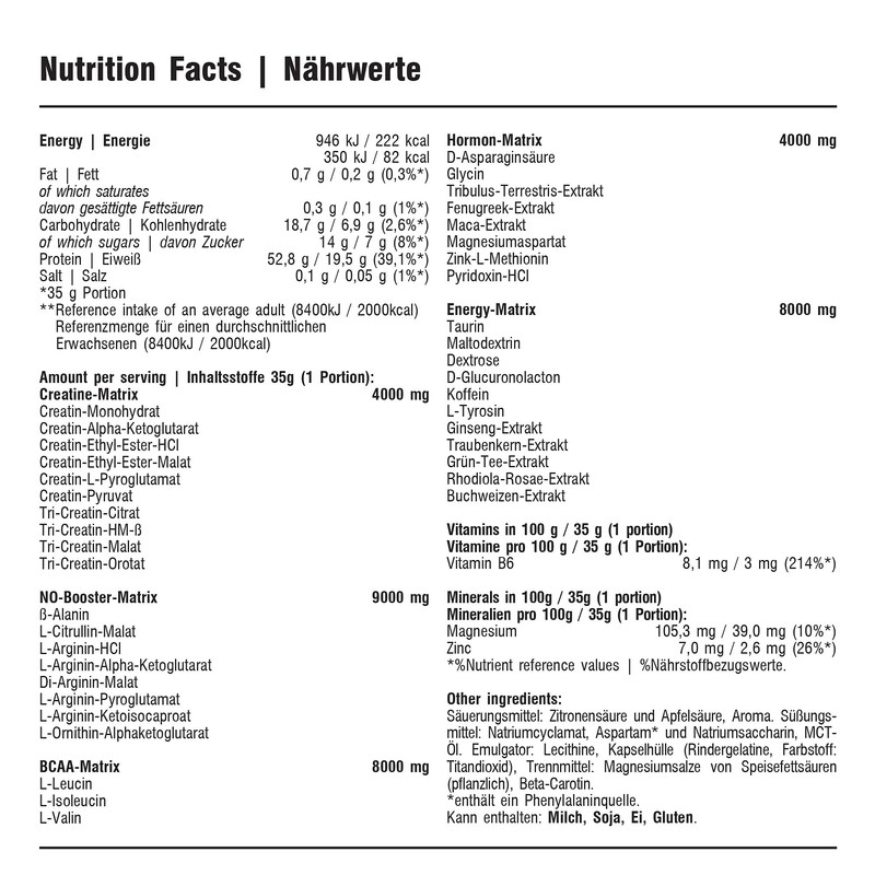 Hi Tec Nutrition A.M.G (AMG), 925 g (875 g +