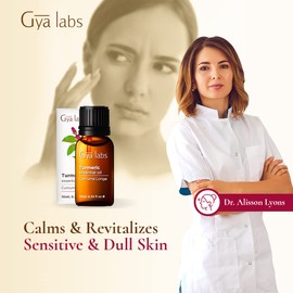 Gya Labs Turmeric Essential Oil (10ml) - Spicy, Warming & Earthy Scent