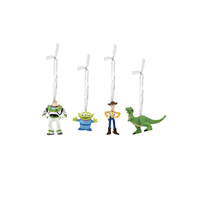 Widdop Set of Four Toy Story Christmas Tree Decorations