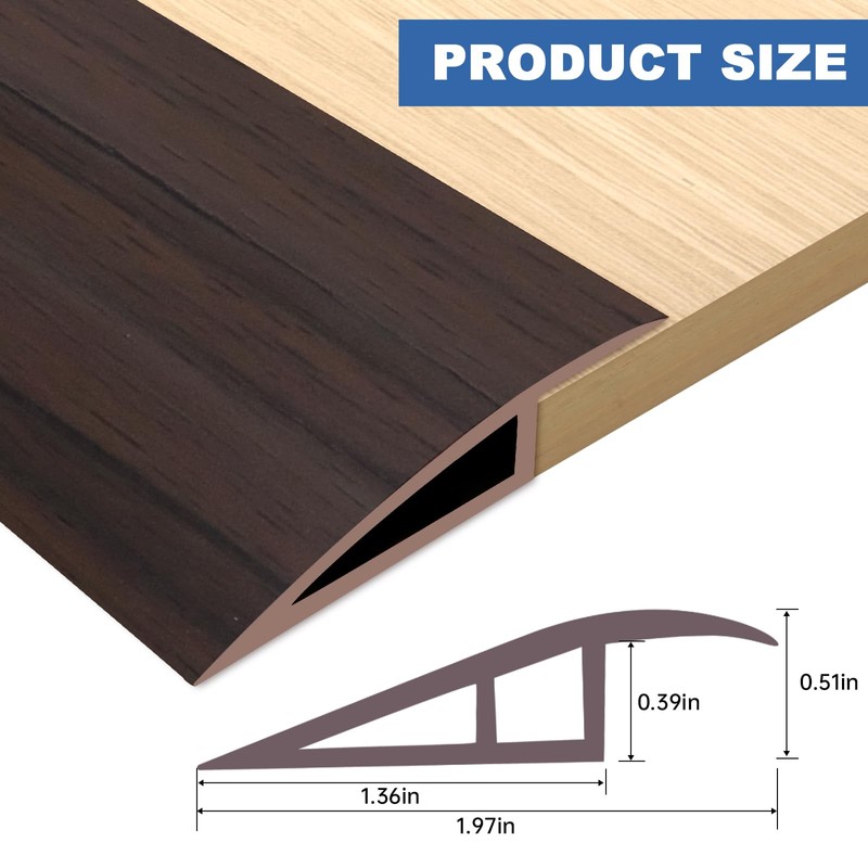 Vinyl Door Threshold Flooring Transition Strip Self Adhesive Carpet Edging