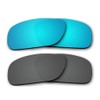ACOMPATIBLE Replacement Polarized Ice Blue and Grey Lenses for Oakley