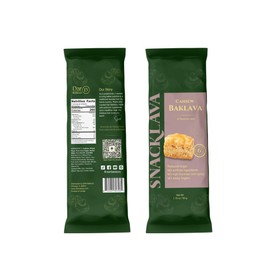 Snacklava Cashew Baklava Bites - 6 Pack (3 Pieces per Pack) - No Artificial Ingredients, Colors or Preservatives