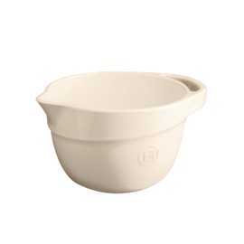 Emile Henry Clay 2.6 Quart Small Mixing Bowl, 9.6 x 7.9 x 5.3in