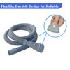 DLHMBOQ 10ft Washing Machine Drain Hose Extension Kit - Universal