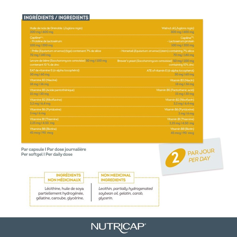 NUTRISANTE Nutricap Expert Hair & Nail Growth - Food Supplement