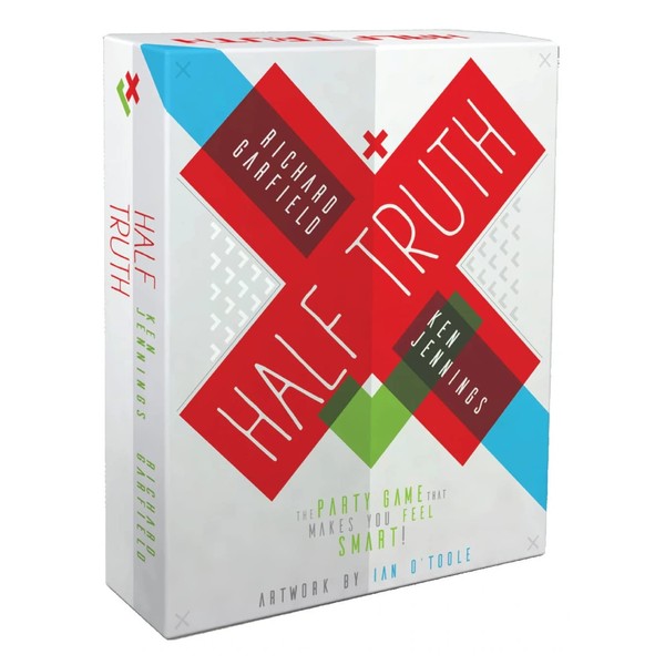 Half Truth Game - The Trivia Game That Makes You Feel Smart - Fun Board Game for Events & Parties - Best Card Deck Games for Teens, Young Adults, and Families - by Ken Jennings & Richard Garfield