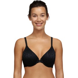 Chantelle Norah Women's Full Coverage Front Closure Bra Shaped Bra Opaque, black, 85C