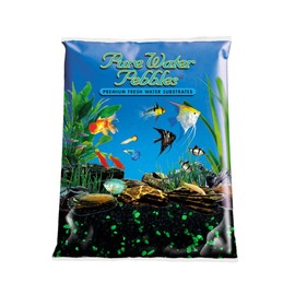 Pure Water Pebbles Aquarium Gravel, 5-Pound, Emerald Glo