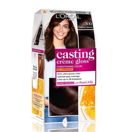 L'Oreal Paris Casting Cream Gloss, Darkest Brown 300, 87.5 g + 72 ml