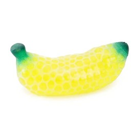 Toyland® 11cm Squishy Bead Pineapple / Banana - Novelty Party Bag Filler - Squeeze Toys (BANANA)