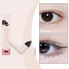 Makeup Eye End Stamp,Double-Tip Women Makeup Eye End Wing Stamp - Precise Stencil Daily Quick-Drying Cosmetics Waterproof for Beginners, Professionals